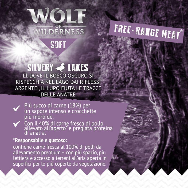 Bitiba Wolf of Wilderness Wolf of Wilderness Mini Soft Silvery Lakes 350 g Prezzo di fabbrica