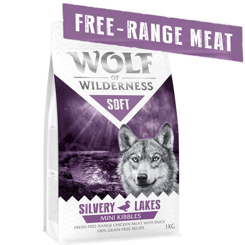 Bitiba Wolf of Wilderness Mini "Soft - Silvery Lakes" Pollo e Anatra ruspanti - senza cereali