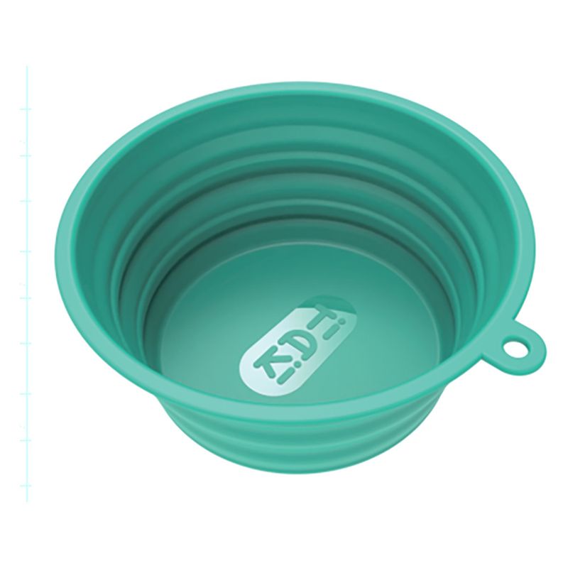 Bitiba Ciotola da viaggio TIAKI in silicone turchese