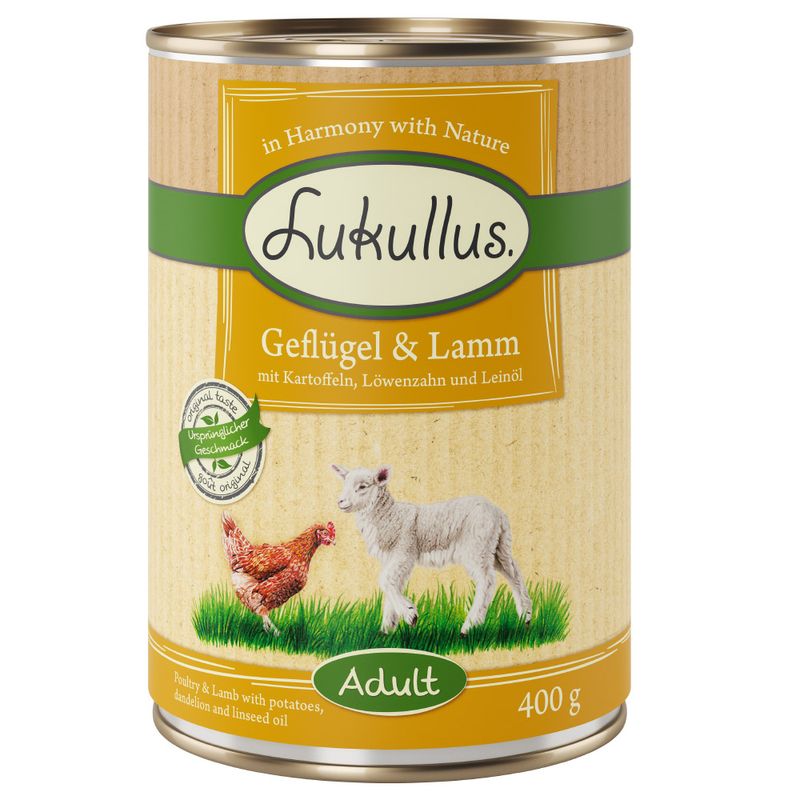 Bitiba Lukullus Adult 1 x 400 g Alimento umido per cani Offerta natalizia