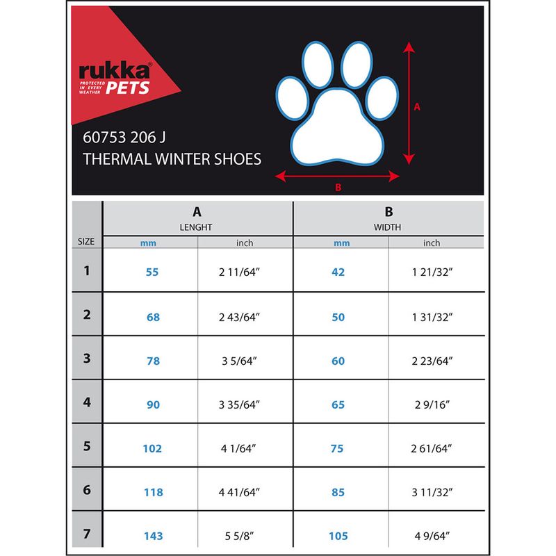 Bitiba Scarpe invernali per cani Rukka® Thermo nere Only for today