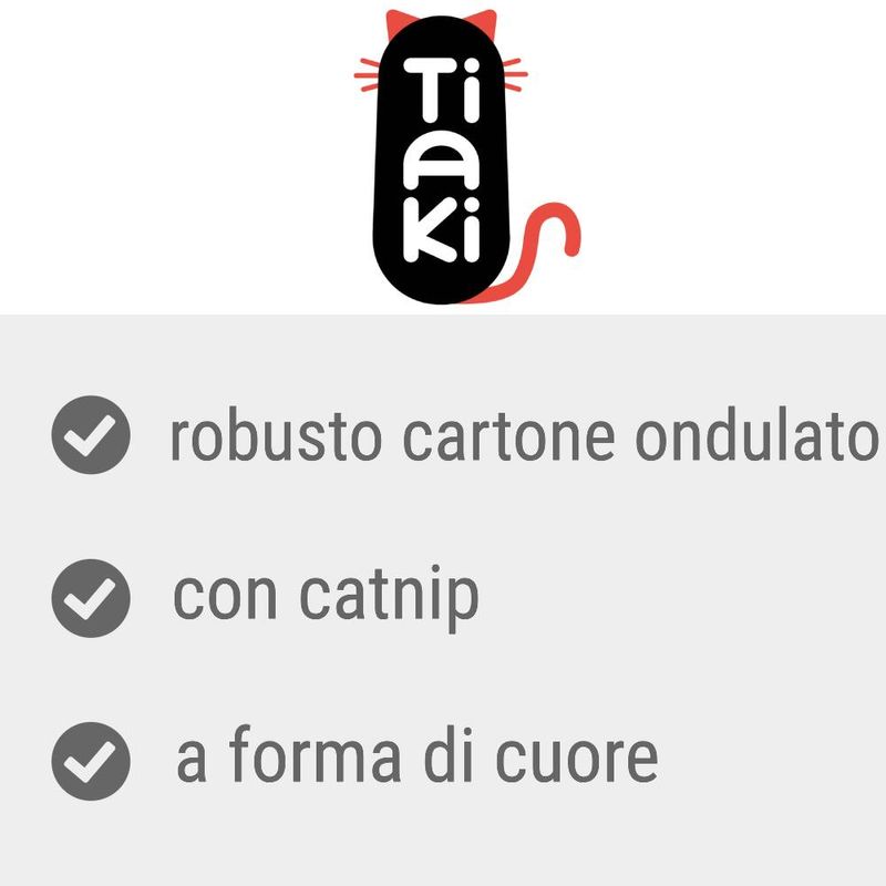 Bitiba Graffiatoio TIAKI Cuore Fino al 55% di sconto