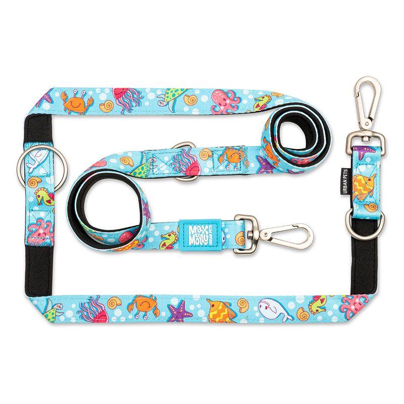 Bitiba Guinzaglio multifunzionale Max & Molly Blue Ocean