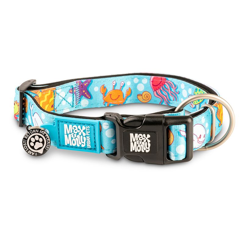 Bitiba Collare Max & Molly Smart ID Blue Ocean