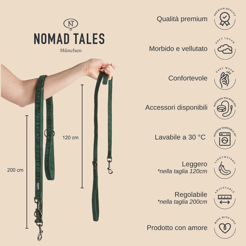 Bitiba Guinzaglio Nomad Tales Blush ebano In Vendita