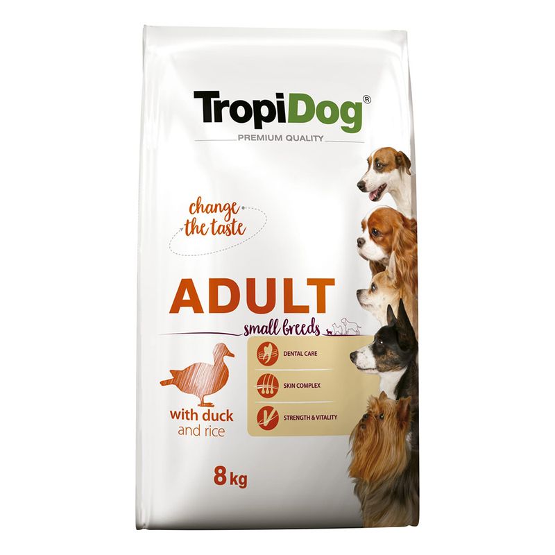 Bitiba Tropidog Premium Adult Small Anatra & Riso Crocchette per cane