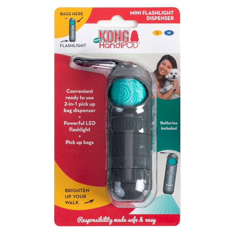 Bitiba KONG HandiPOD Mini Dispenser di sacchetti igienici & Torcia Liquidazione
