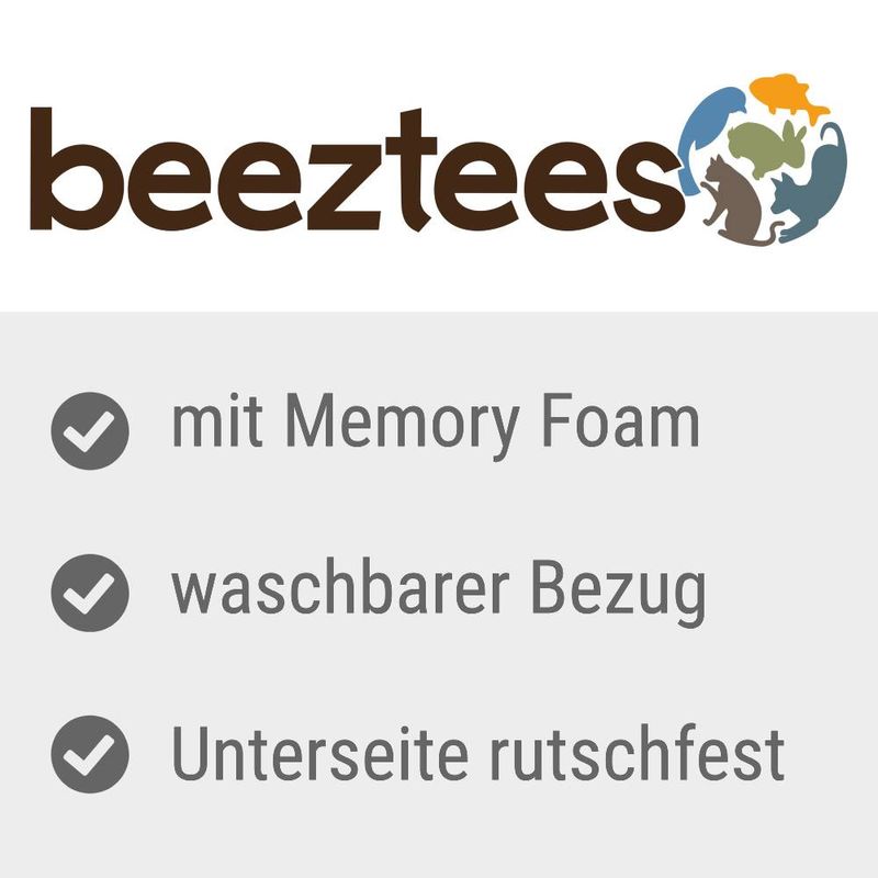 Bitiba Cuscino ortopedico beeztees Veo grigio scuro Comprane uno, ottenene uno gratis