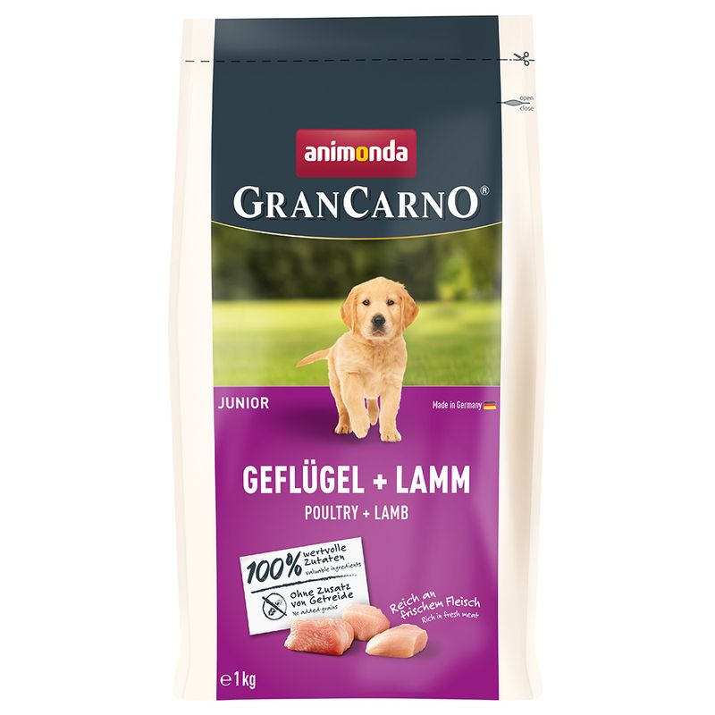 Bitiba animonda GranCarno Junior Pollame + Agnello Crocchette per cane