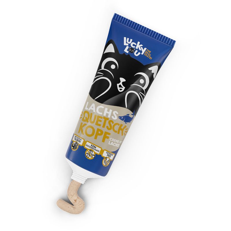 Bitiba Lucky Lou Squeeze Heads Salmone Snack per gatto Fino al 60% di sconto