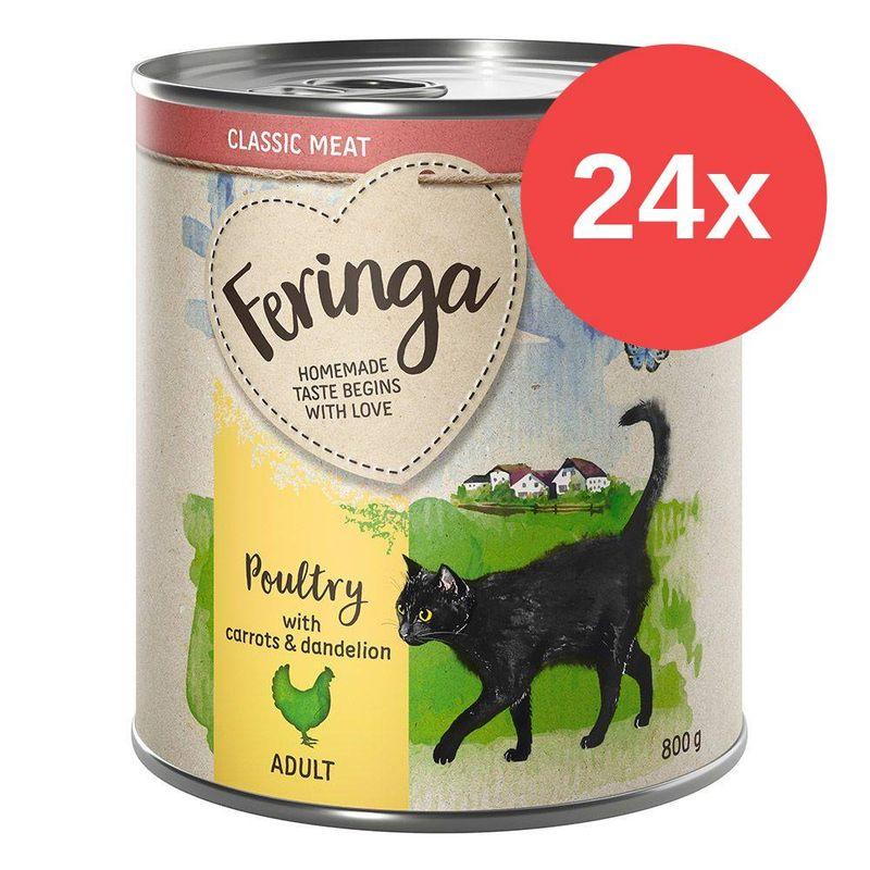 Bitiba Fai scorta Feringa Classic Meat 24 x 800 g Alimento umido per gatti
