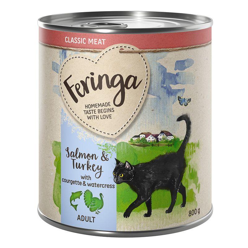 Bitiba Fai scorta Feringa Classic Meat 24 x 800 g Alimento umido per gatti Sostegno trimestrale