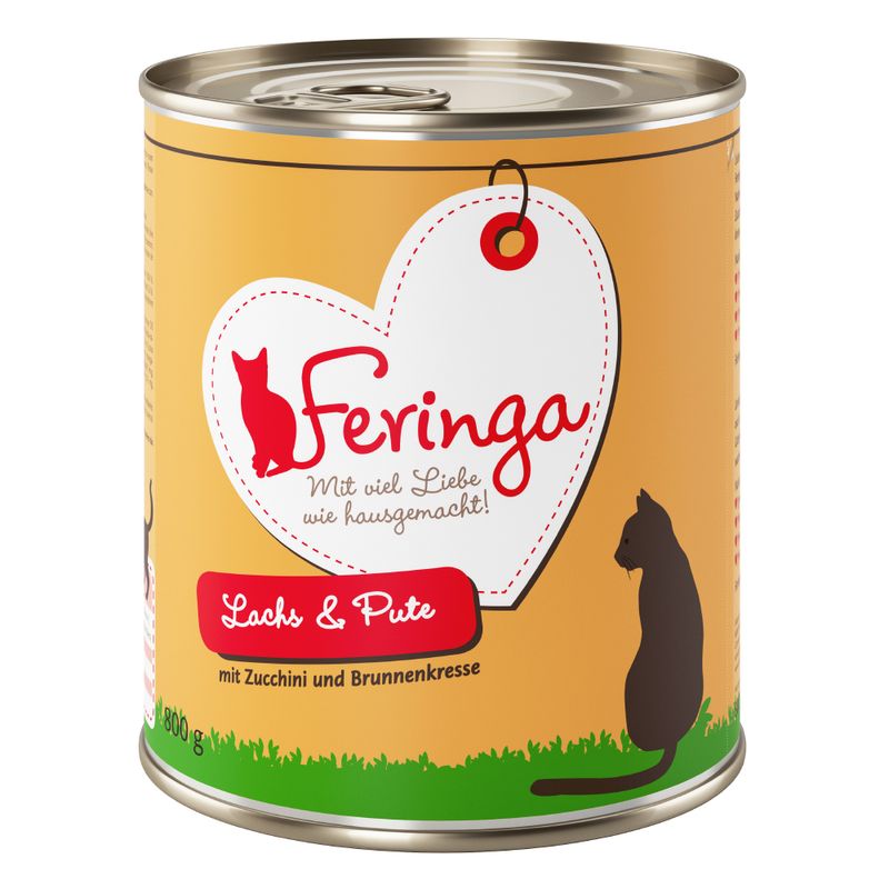Bitiba Fai scorta Feringa Classic Meat 24 x 800 g Alimento umido per gatti Sostegno trimestrale