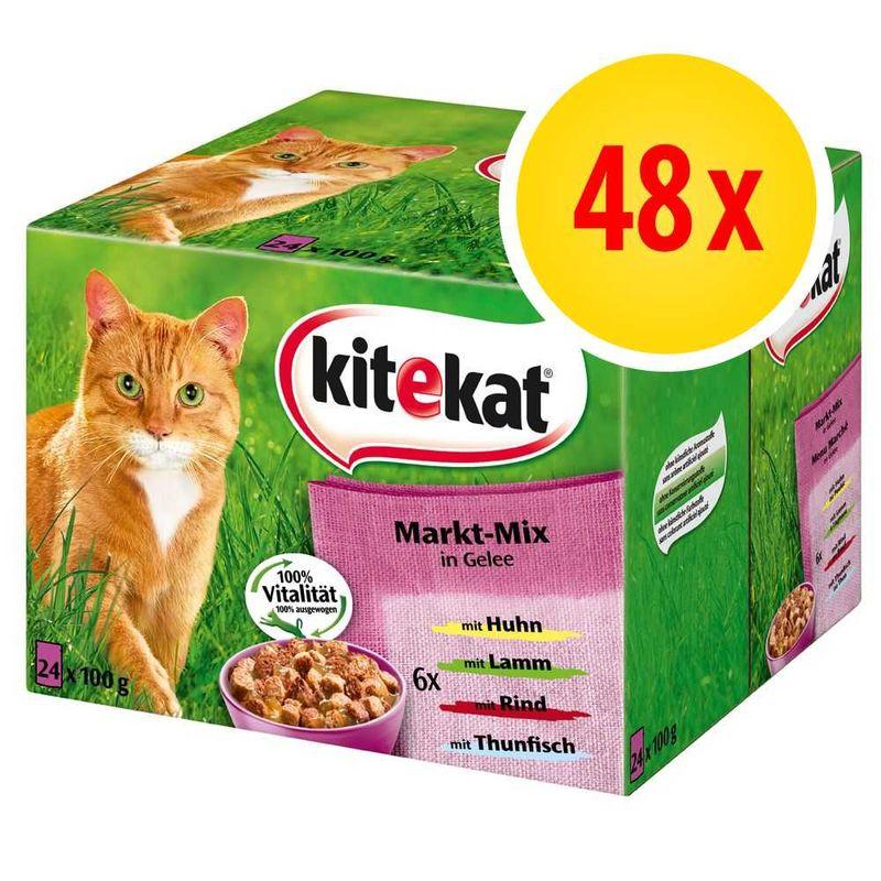 Bitiba Kitekat in buste 48 x 85 g Umido per gatto