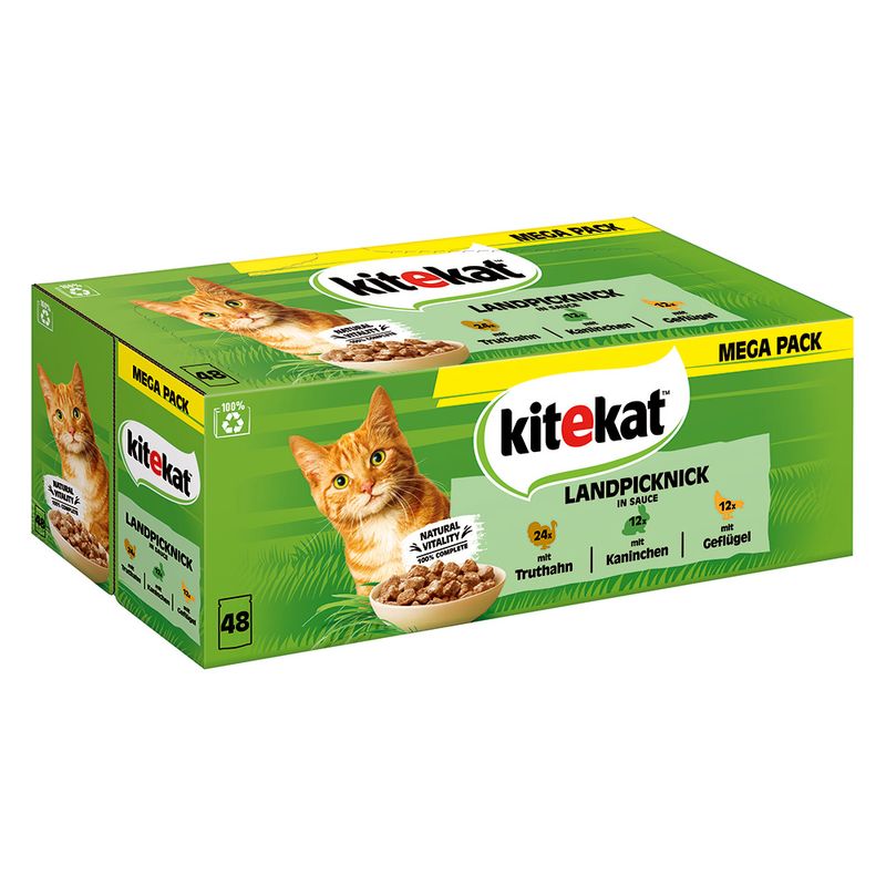 Bitiba Kitekat in buste 48 x 85 g Umido per gatto 50% di sconto con spedizione gratuita