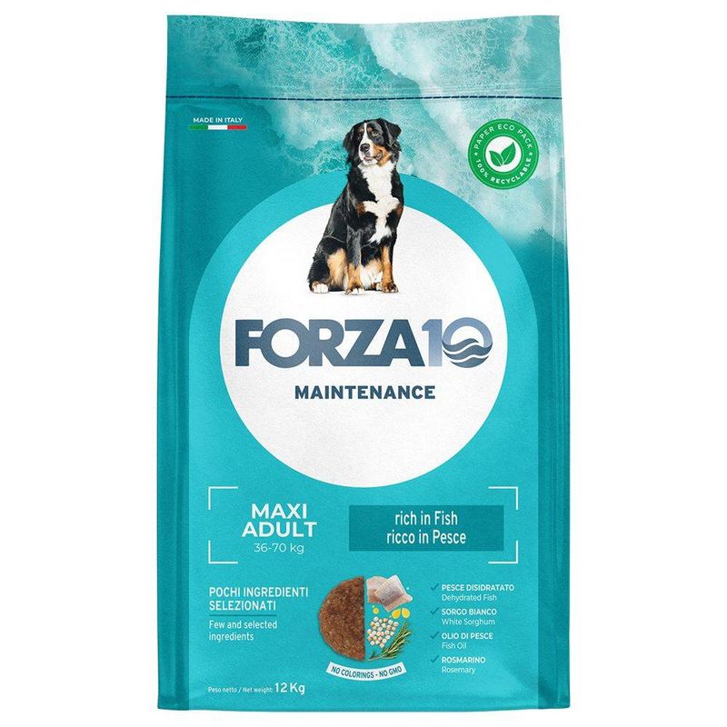 Bitiba Forza10 Maxi Adult Maintenance al Pesce Crocchette cane