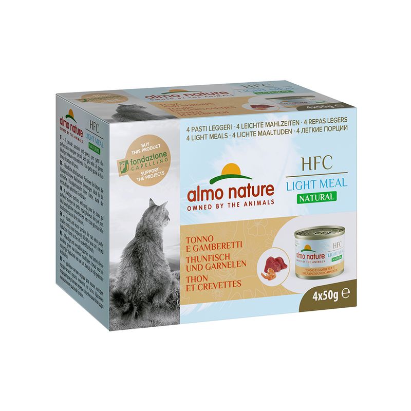 Bitiba Almo Nature HFC Natural Light 24 x 50 g Alimento umido gatti Italia