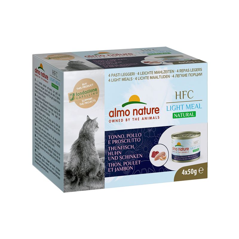 Bitiba Almo Nature HFC Natural Light 24 x 50 g Alimento umido gatti Italia