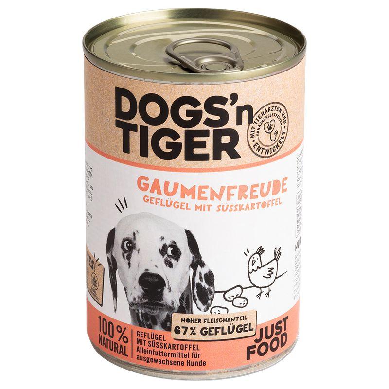 Bitiba Fai scorta Dogs'n Tiger Adult 12 x 400 g umido cane Soddisfazione Garantita