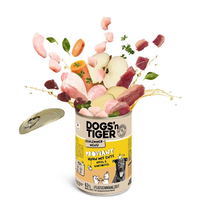 Bitiba Dogs'n Tiger Menù Gourmet 12 x 400 g Umido per cane Qualità Garantita