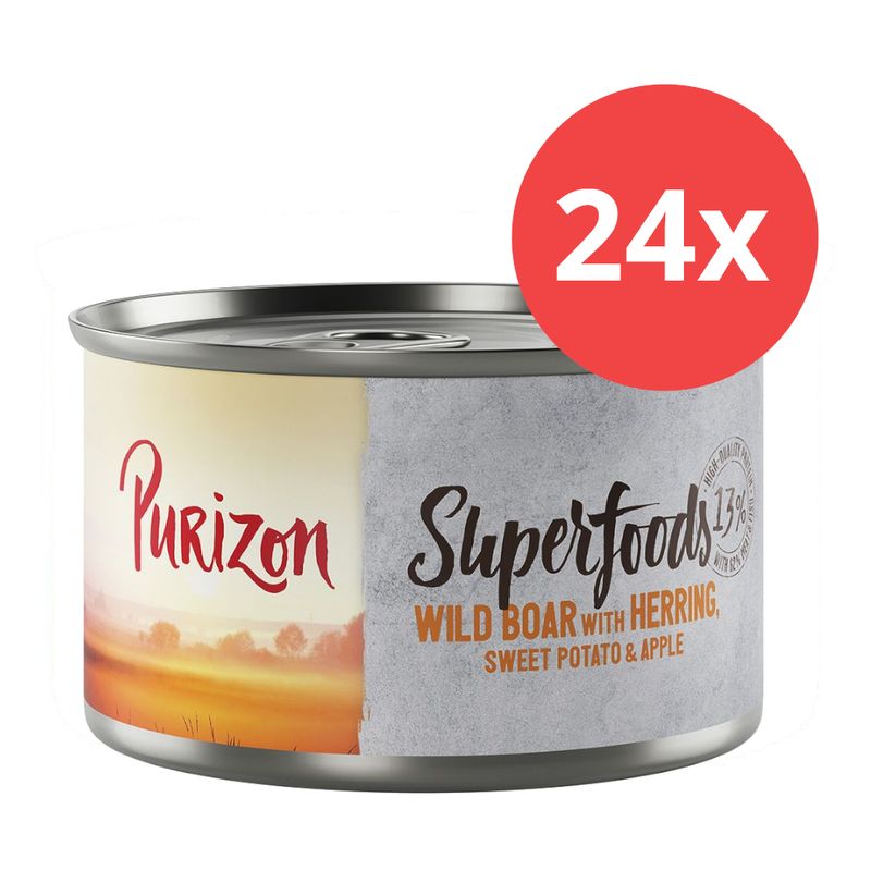 Bitiba Purizon Superfoods 24 x 140 g Umido per cane