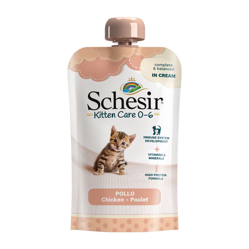 Bitiba Schesir Kitten in crema 20 x 150 g Umido per gatto Convenienza