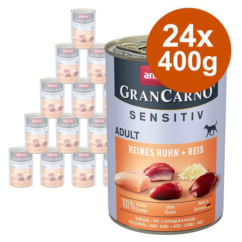 Bitiba animonda GranCarno Adult Sensitive 24 x 400 g umido per cane Novità