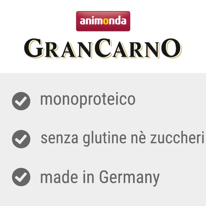 Bitiba animonda GranCarno Adult Sensitive 24 x 400 g umido per cane Novità