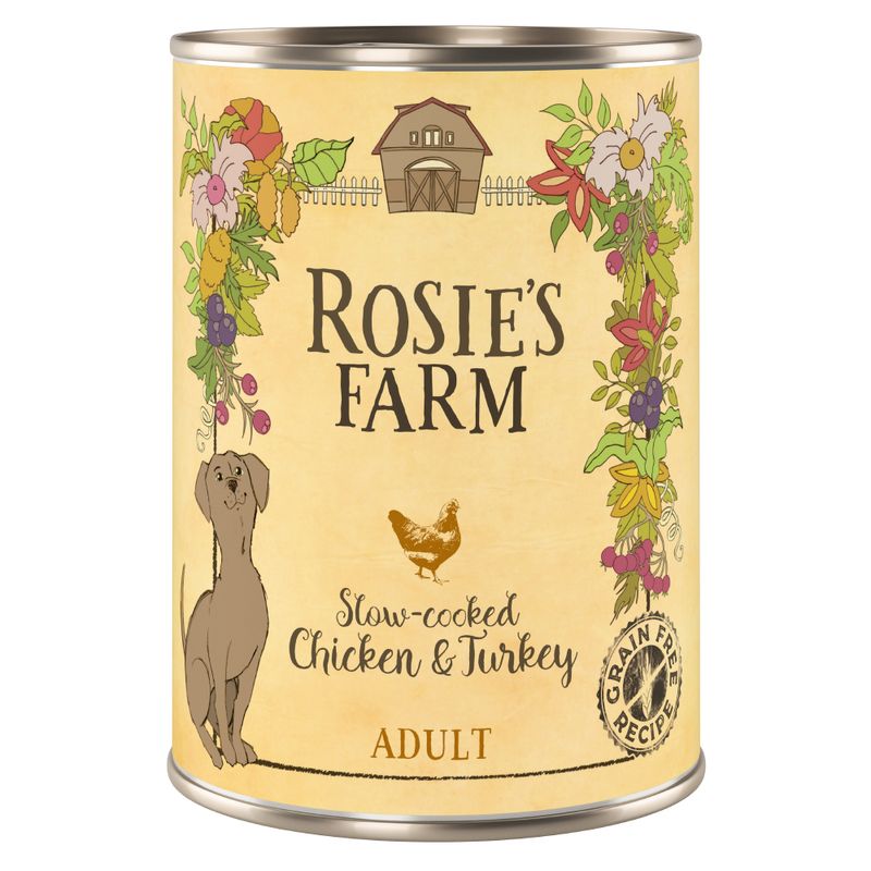 Bitiba Fai scorta 24 x 400 g Rosie's Farm Adult Alimento umido per cani Sconto