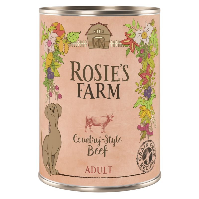 Bitiba Fai scorta 24 x 400 g Rosie's Farm Adult Alimento umido per cani Sconto