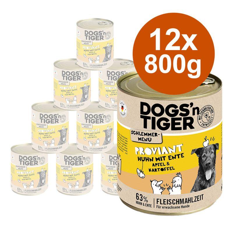 Bitiba Dogs'n Tiger Menù Gourmet 12 x 800 g Umido per cane