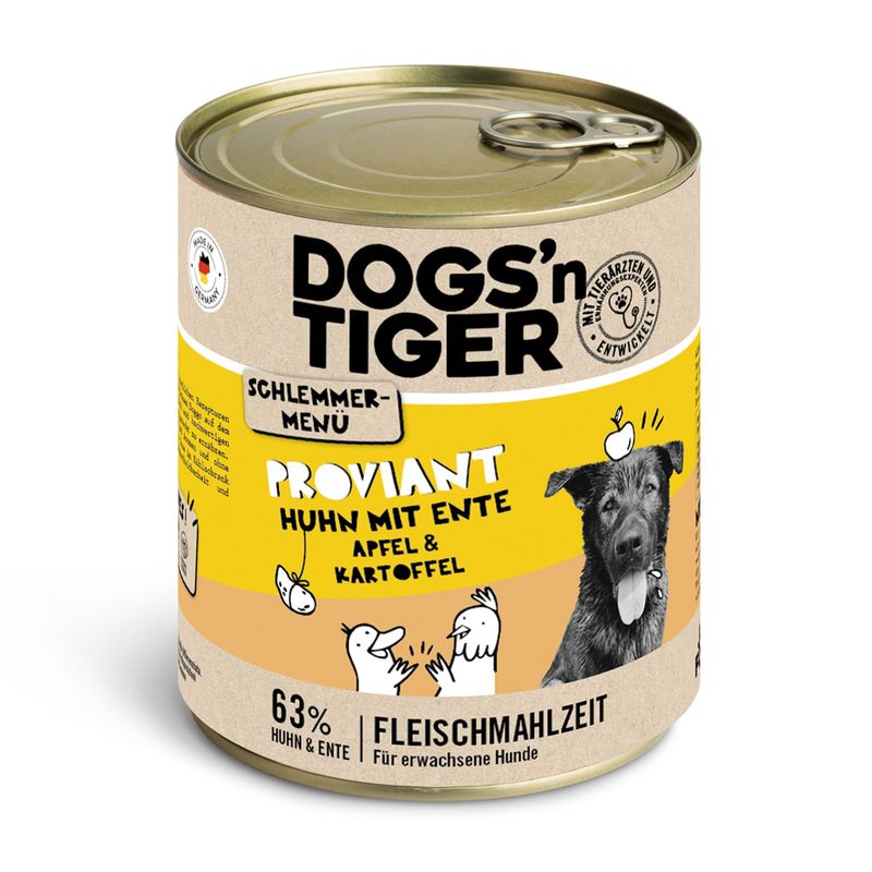 Bitiba Dogs'n Tiger Menù Gourmet 12 x 800 g Umido per cane Economico