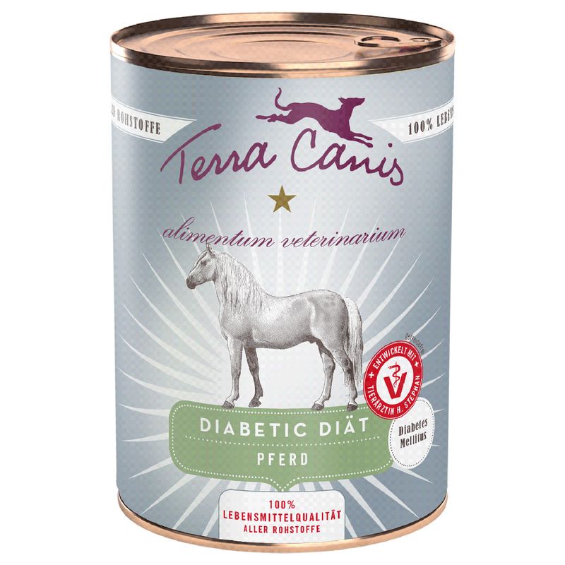 Bitiba Terra Canis Alimentum Veterinarium Diabetic Diet 12 x 400 g umido per cane