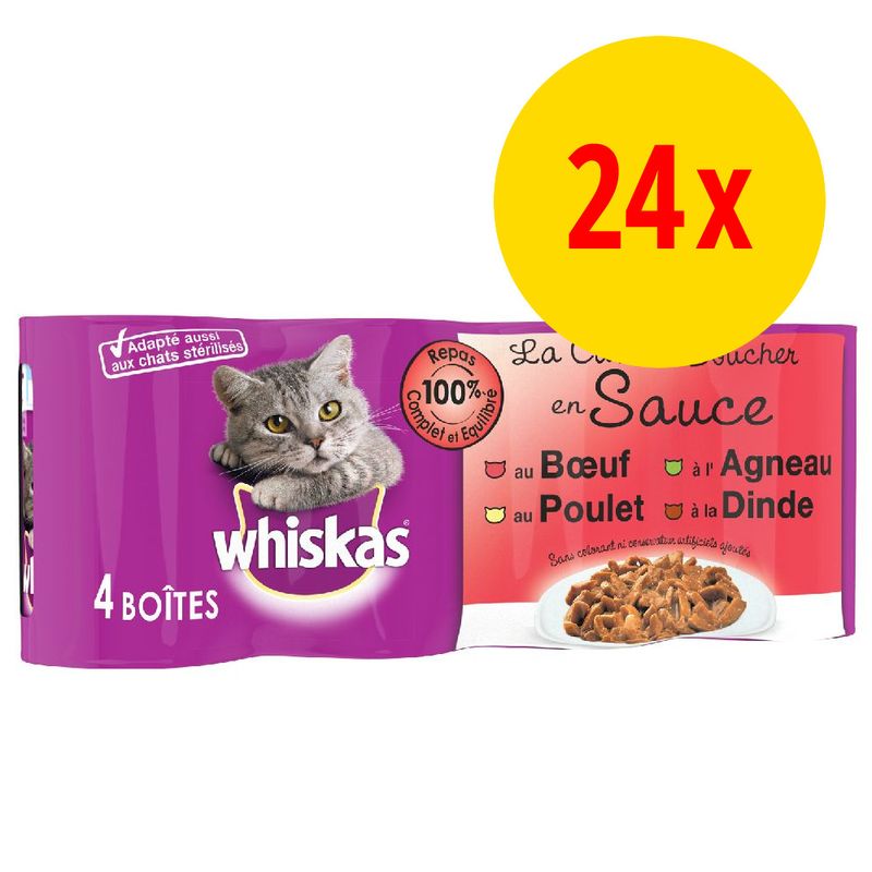Bitiba Fai scorta Whiskas La Carte 24 x 390 / 400 g