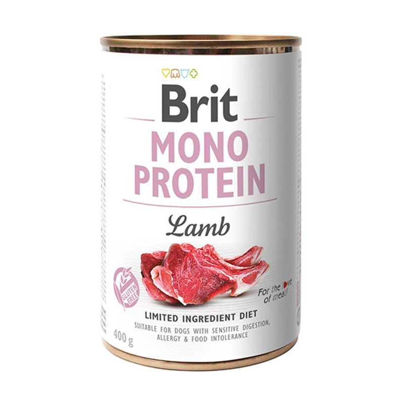 Bitiba Fai scorta Brit Mono Protein 12 x 400 g umido per cane Nuova