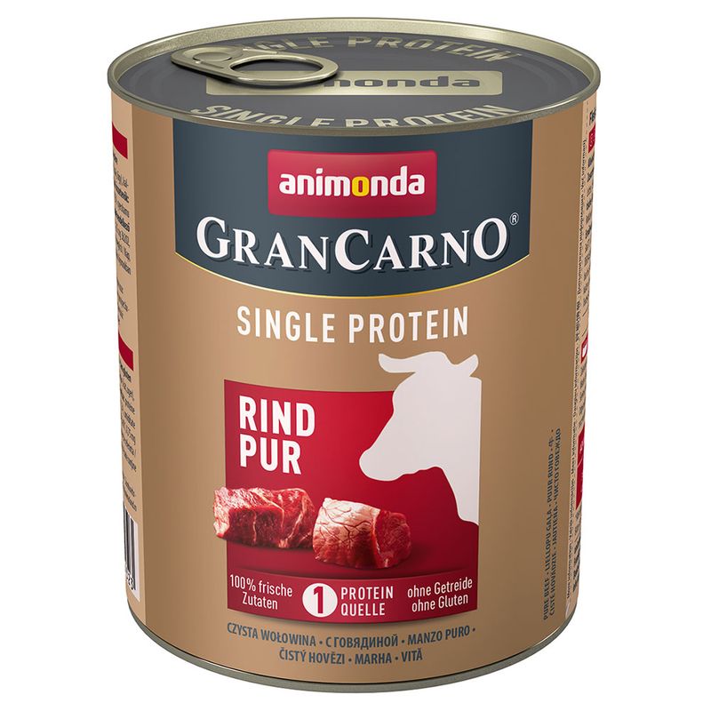 Bitiba Fai scorta animonda GranCarno Adult Single Protein 24 x 800 g Offerta speciale