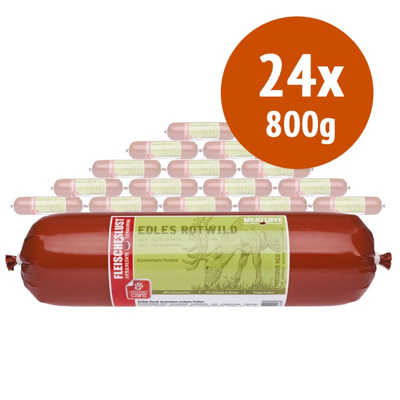 Bitiba Fleischeslust 24 x 800 g umido per cane