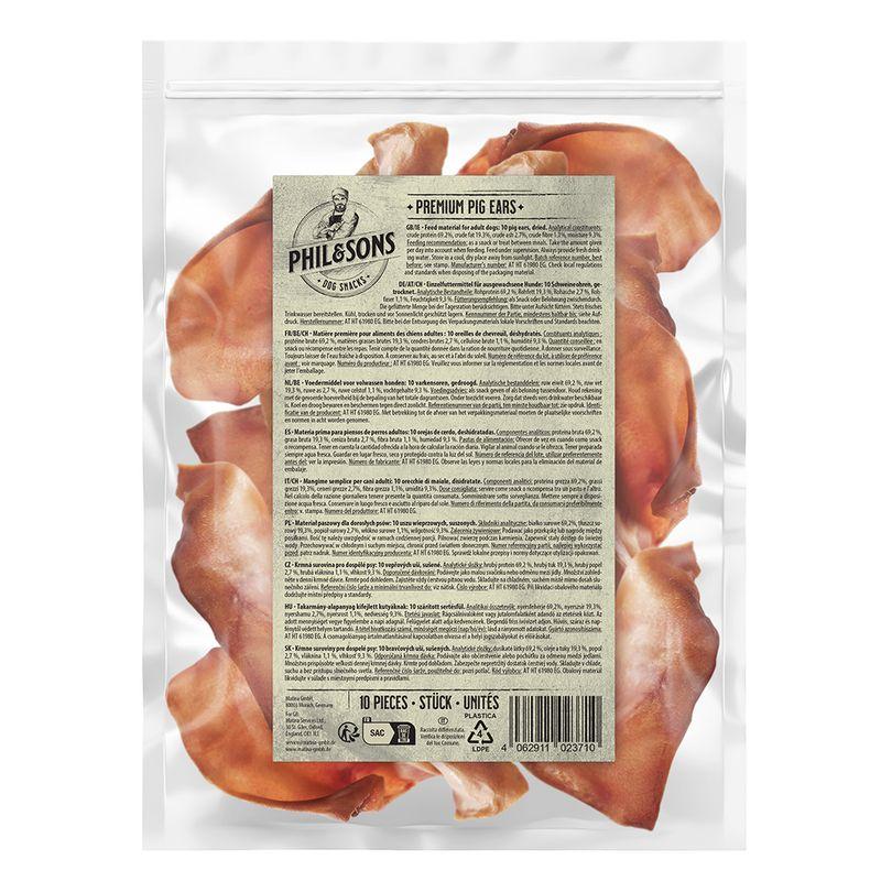 Bitiba Phil & Sons Orecchie di Maiale Premium Snack per cani Offerta San Valentino