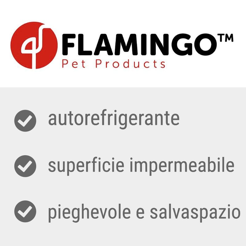 Bitiba Tappetino rinfrescante Flamingo Frosty blu Sconti VIP
