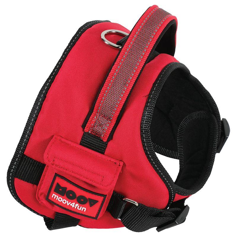 Bitiba Pettorina regolabile per cani Zolux Moov Comfort colore rosso