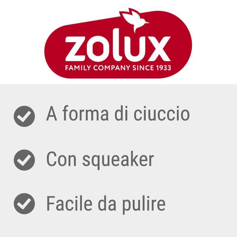 Bitiba Gioco per cani Zolux Ciuccio Pop blu Ritorno libero