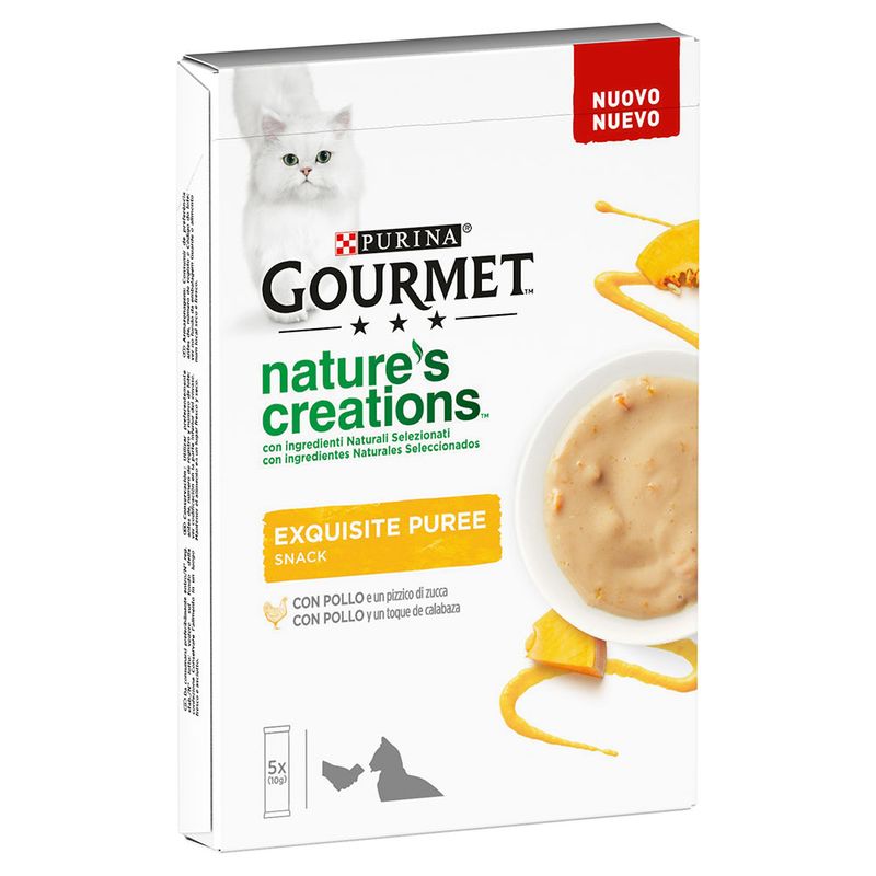 Bitiba Gourmet Nature's Creations Exquisite Puree Snack 5 x 10 g Only for today