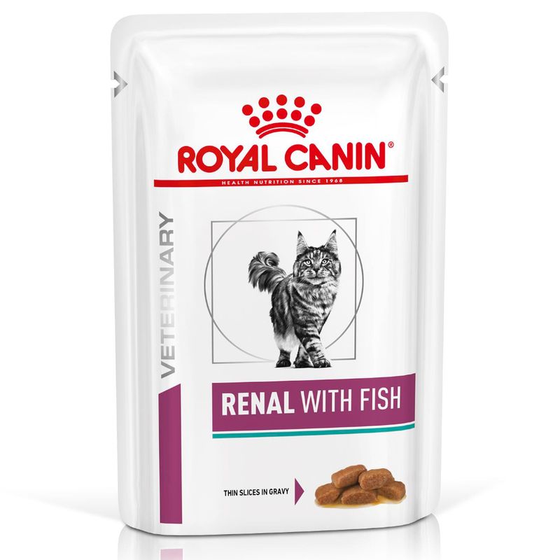 Bitiba Royal Canin Renal Feline Veterinary Alimento umido per gatti Trasporto libero internazionale