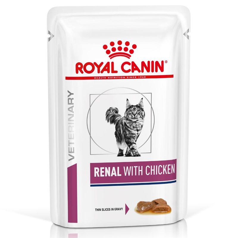 Bitiba Royal Canin Renal Feline Veterinary Alimento umido per gatti Trasporto libero internazionale