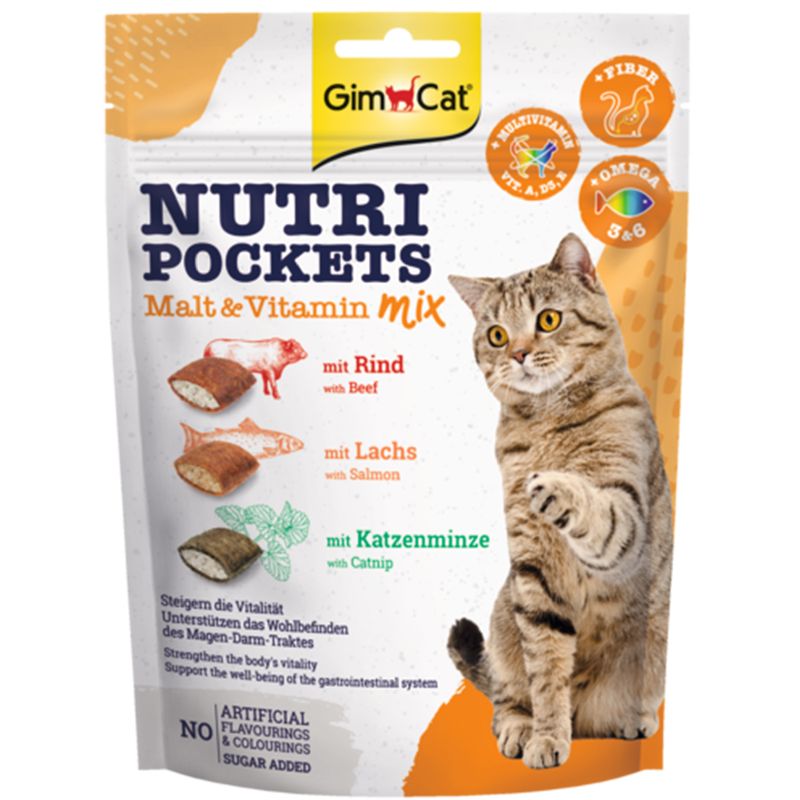 Bitiba GimCat Nutri Pockets Snack per gatti Officina