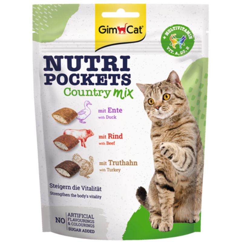 Bitiba GimCat Nutri Pockets Snack per gatti Officina